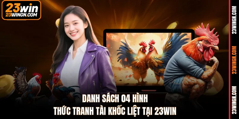 Danh sách 04 hình thức tranh tài khốc liệt tại 23WIN
